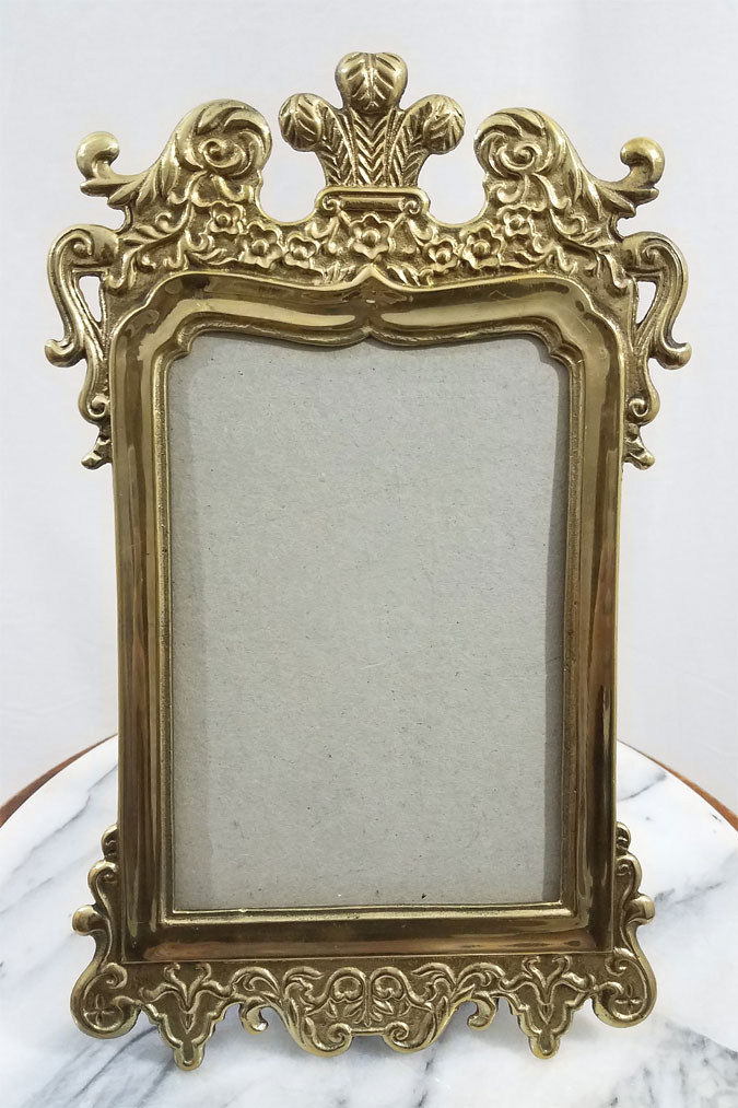 Ornate Brass Picture Frame