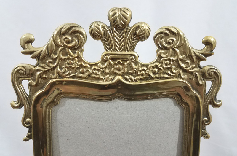 Ornate Brass Picture Frame
